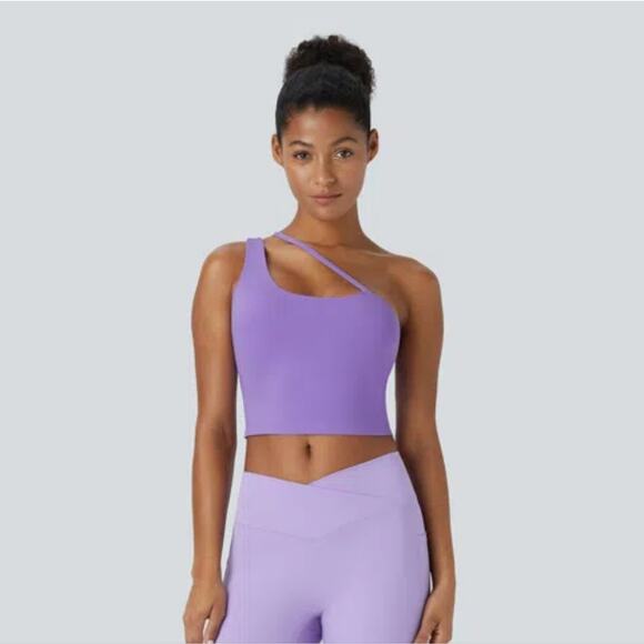 NWT Halara Asymmetric Crop Top Size XS - Picture 1 of 8